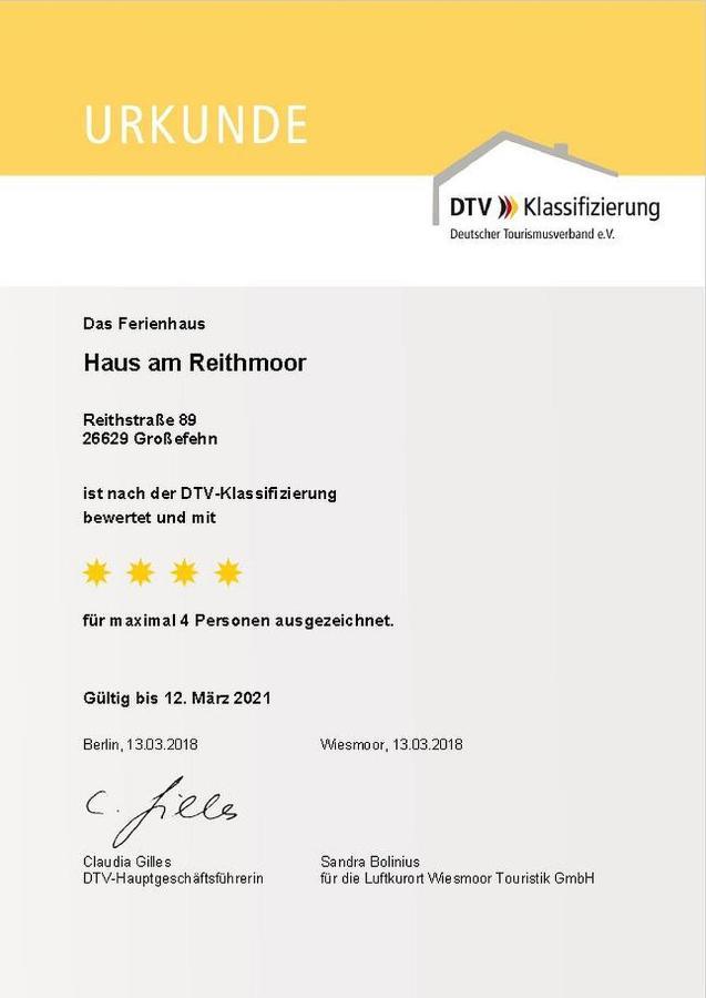 Haus Am Reithmoor Vila Grossefehn Exterior foto